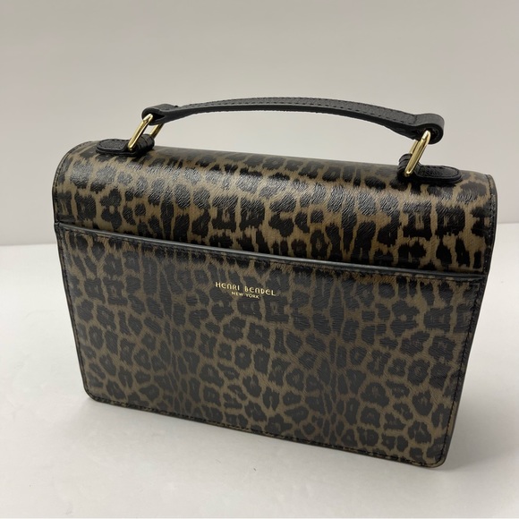 Henri Bendel West 57th RARE Leopard School Bag NWT/ Stripe Dustbin - Picture 11 of 16